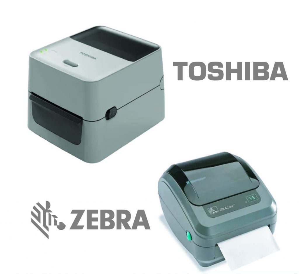 Toshiba and Zebra Labelers