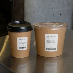 Linerless labels.
